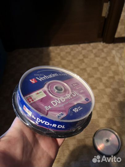 Диск DVD+R DL Double Layer Verbatim 8,5 Gb - 11шт