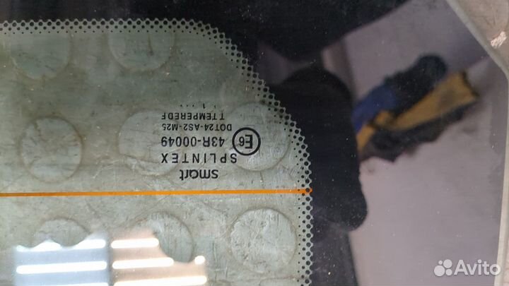 Стекло заднее SMART Fortwo, 2002