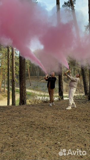 Баллон на Gender Party огнетушитель на Гендер Пати