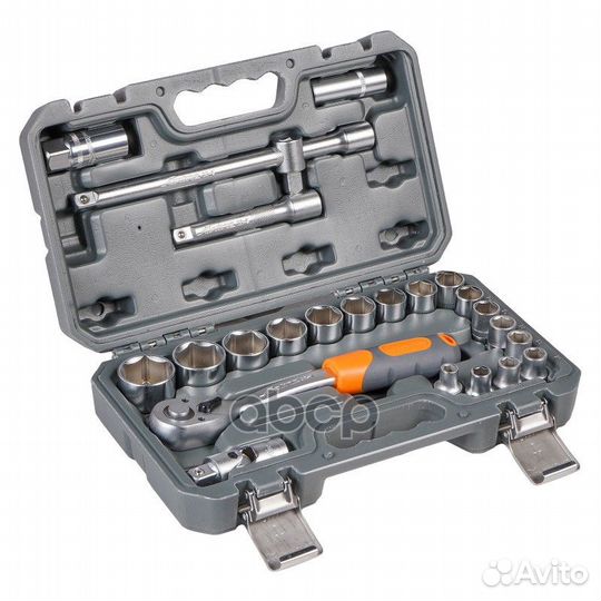 Набор головок и принадлежностей 1/2 24 предмета