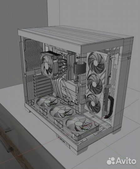 Игровой пк rtx 4060 super + amd 7500f