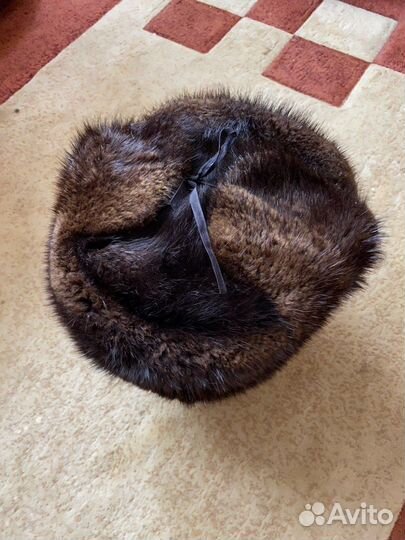 Шапка из ондатры мужская