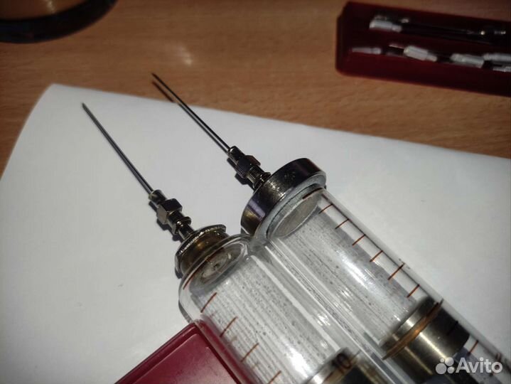 Шприцы стеклянные многоразовые