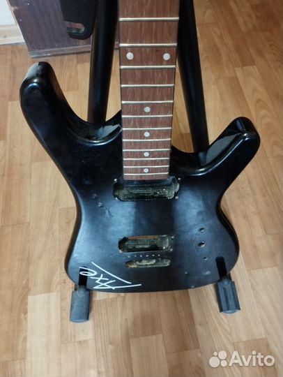 Электрогитара суперстрат, дрова, Корея, 87г