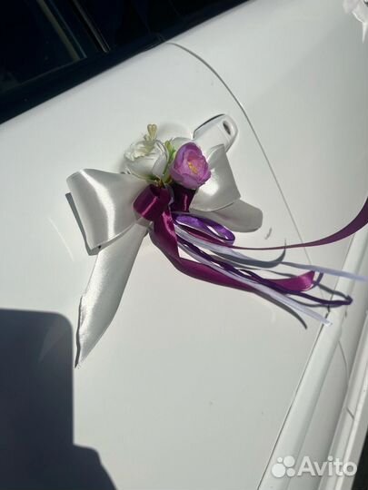 Свадебные украшения на авто