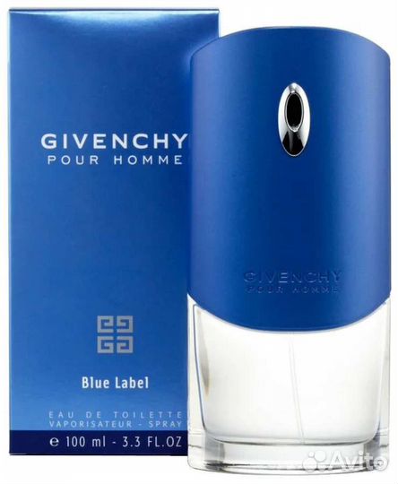 Givenchy pour homme blue label 100мл