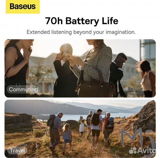 Наушники Baseus H1 c активным шумоподавлением