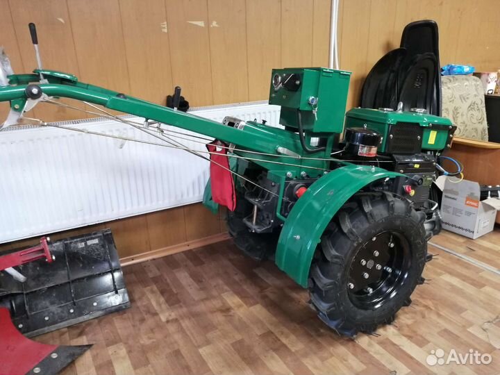 Мотоблок дизельный файтер 81 DE + почвофреза