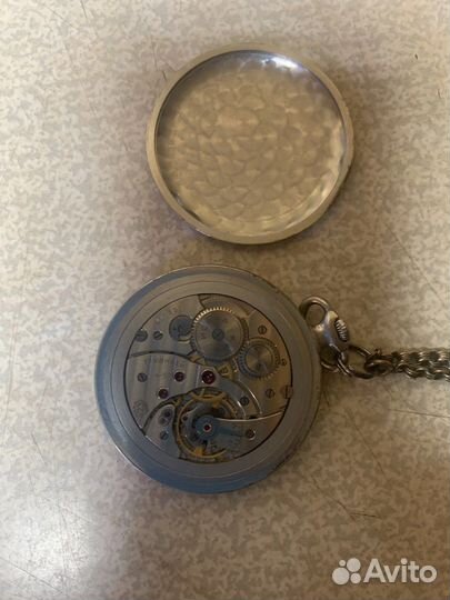Искра винтажные карманные механические часы СССР