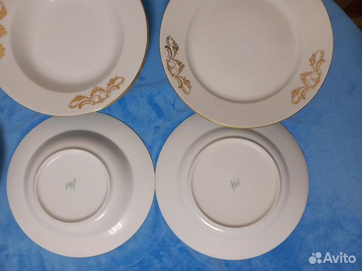 Набор тарелок 12 шт фарфор Чехословакия 80-е годы