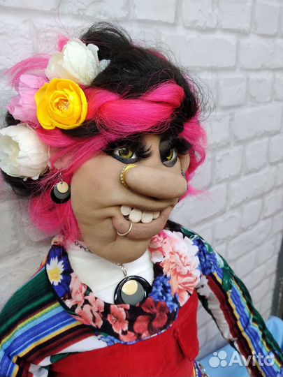 Интерьерная кукла ручной работы