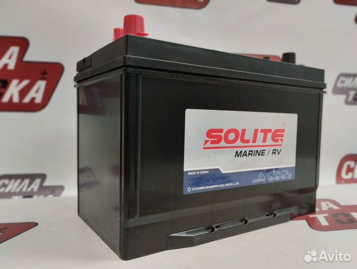 Аккумулятор лодочный solite marine 75Ач 550А