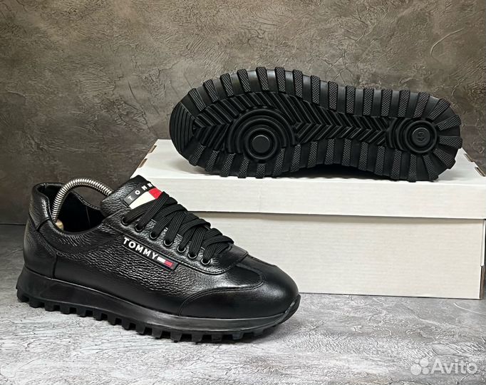 Кроссовки мужские натуральная кожа Tommy Hilfiger