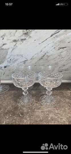Фужеры хрустальные СССР