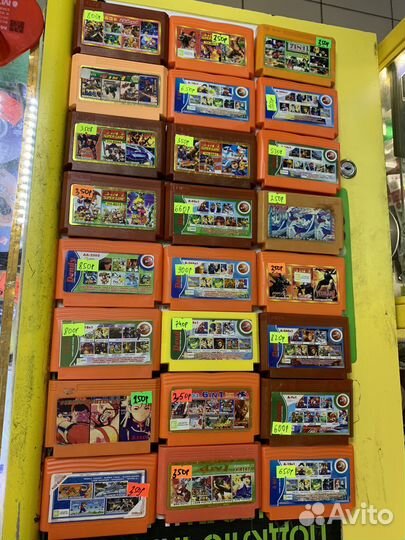 Игры Картриджи Кассеты на Dendy Денди