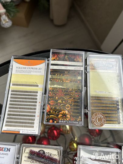 Ресницы, клей, валики и составы для ламинирования