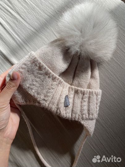 Шапка 42 44 зимняя 2шт