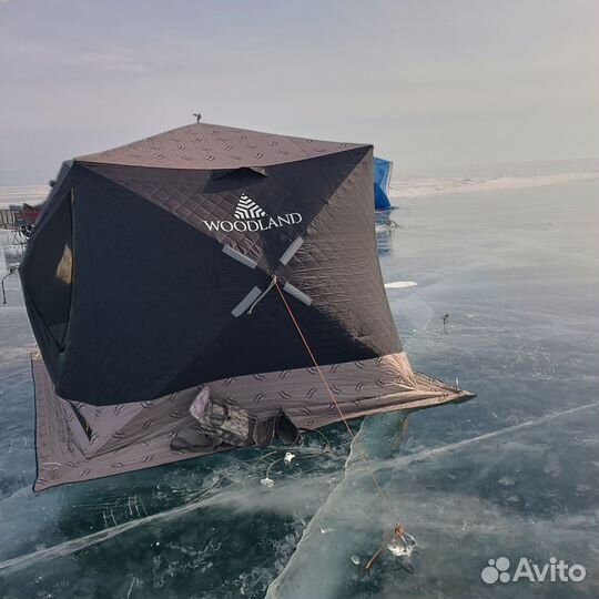 Зимняя палатка cube трехслойная бу