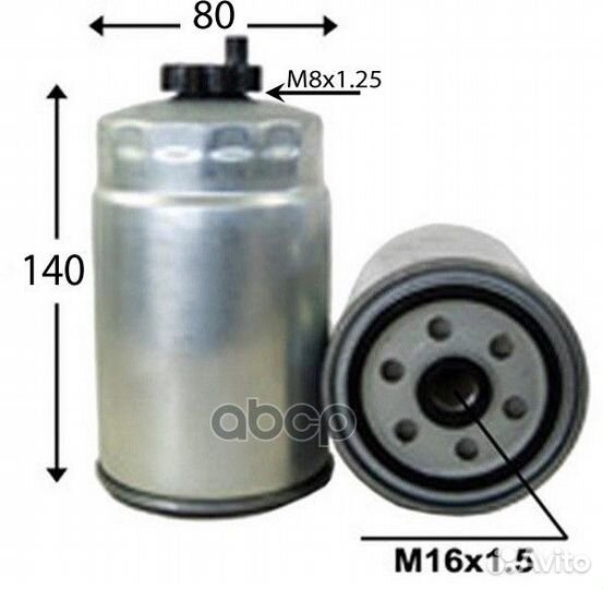 Фильтр топливный FC41005 azumi