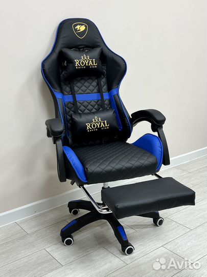 Игровое кресло с массажем поясницы