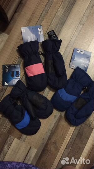 Варежки зимние детские