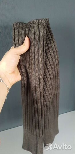 Новые шерстяные женские гетры цвет хаки