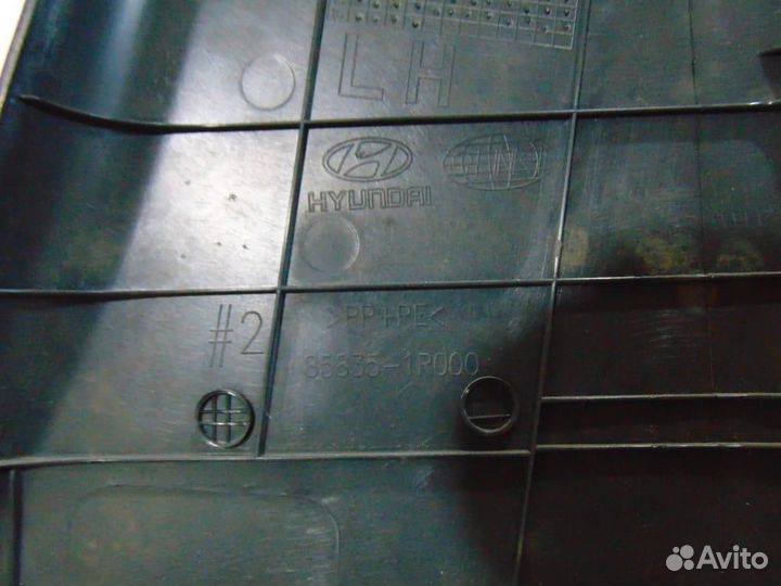 Обшивка стойки для Hyundai Solaris 1 2010-2017г