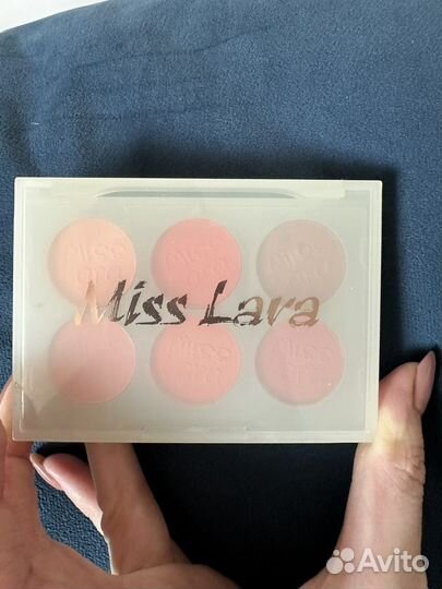 Румяна Miss Laura Тени NYC глиттер