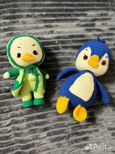 Вязаные игрушки ручной работы