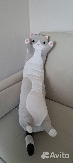 Мягкая игрушка кот батон 100 см