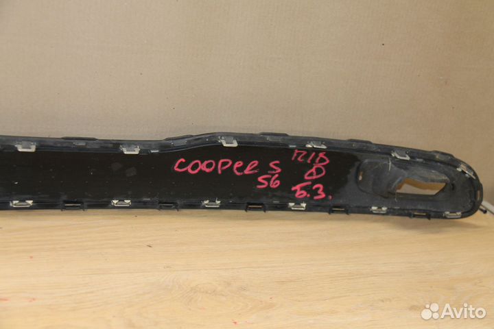 Накладка заднего бампера Mini R56 2005-2014