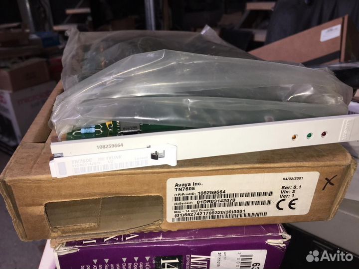 Плата Avaya trunk TN760E