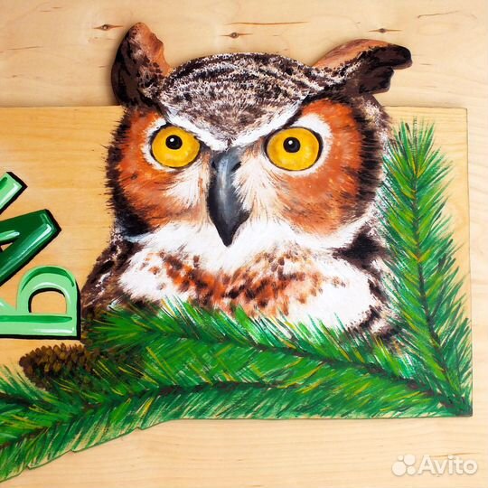 Адресные таблички Роспись по дереву