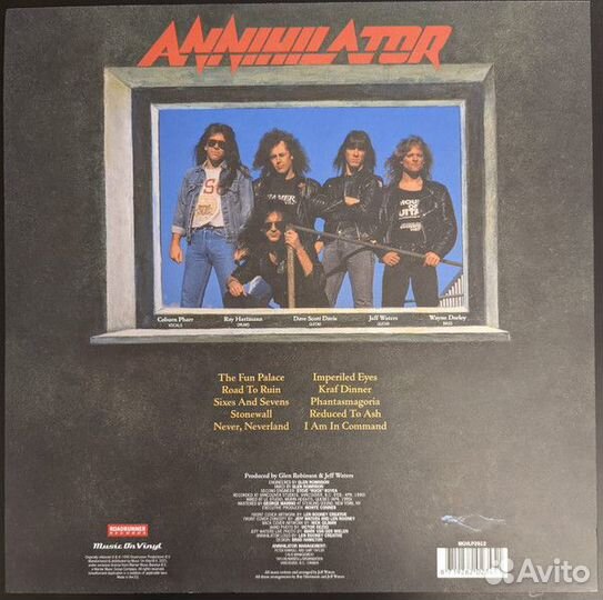 Виниловая пластинка Annihilator - Never, Neverland (Black Vinyl LP)