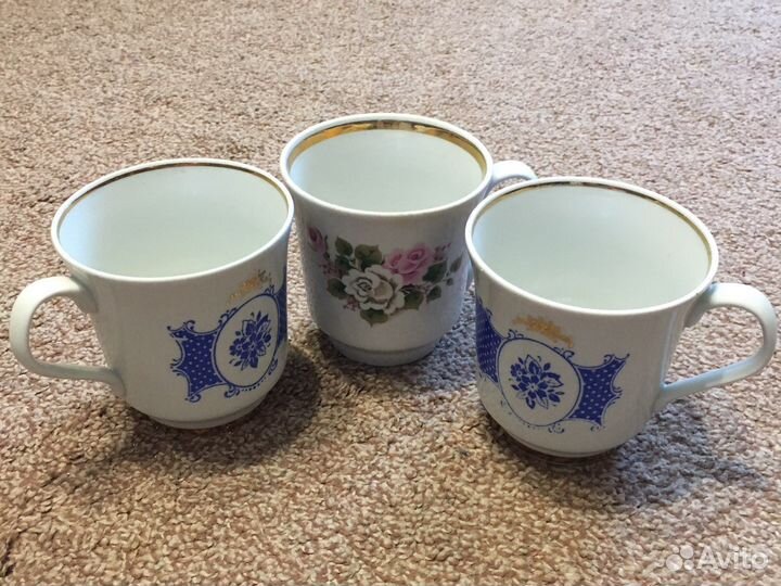 Заварочные чайники, бокалы, блюдца заводов СССР