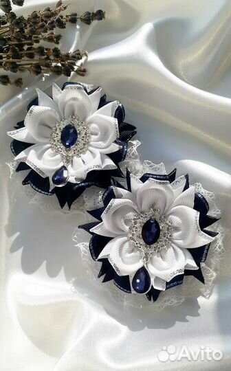 Школьный шабор аксессуаров в темно синем цвете