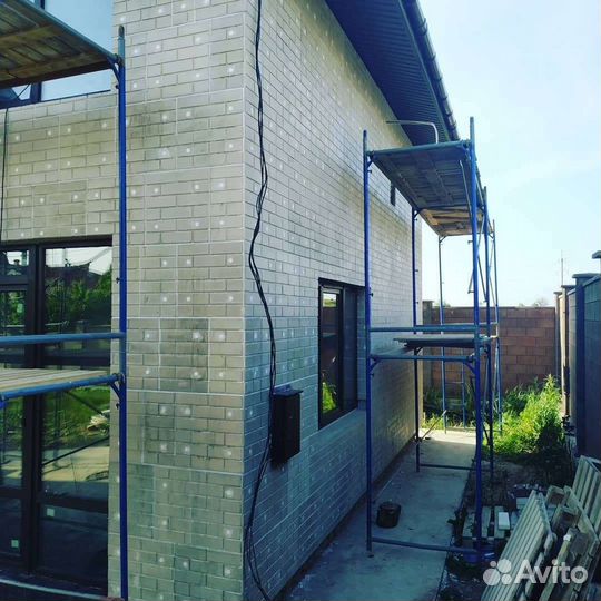 Фасадные панели под гладкий кирпич, 50x50см