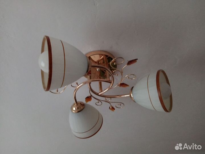 Люстра потолочная бу