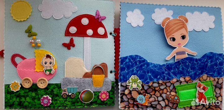 Книга из фетра