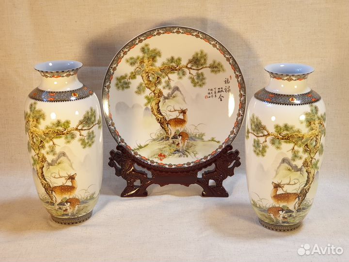 Подарочные наборы. Фарфоровые вазы интерьерные