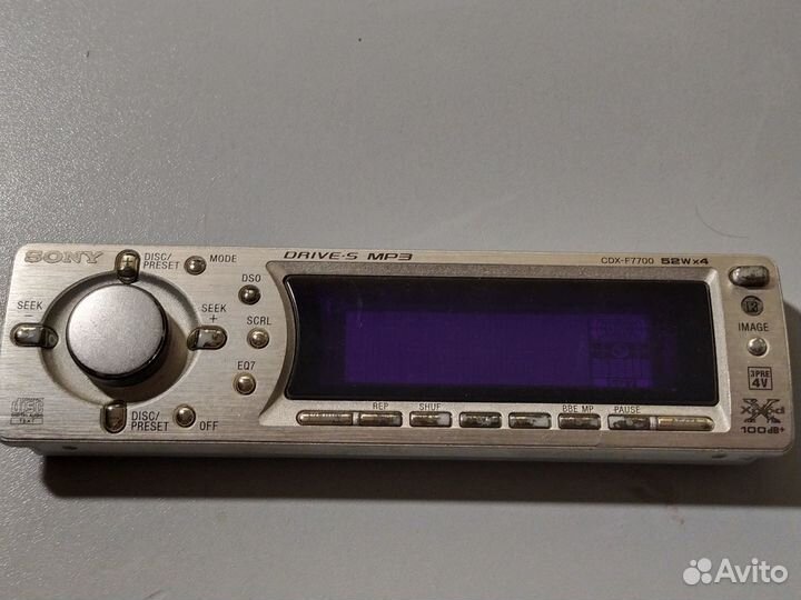 Съемная панель магнитолы Sony CDX-F7700