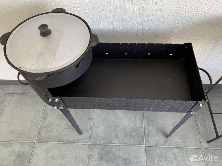 Мангал с печкой