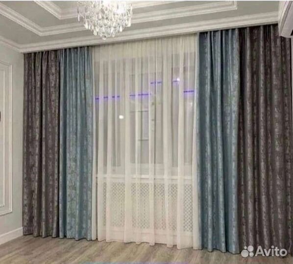 Шторы мрамор комбинированые