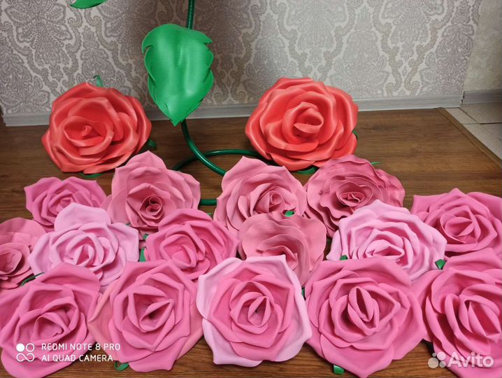 Гигантские большие цветы ростовые огромные розы