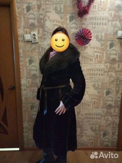 Шуба мутоновая 46 размер