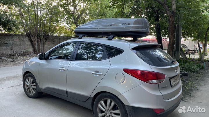 Автобокс на крышу Terra Drive 480 (серый глянец)