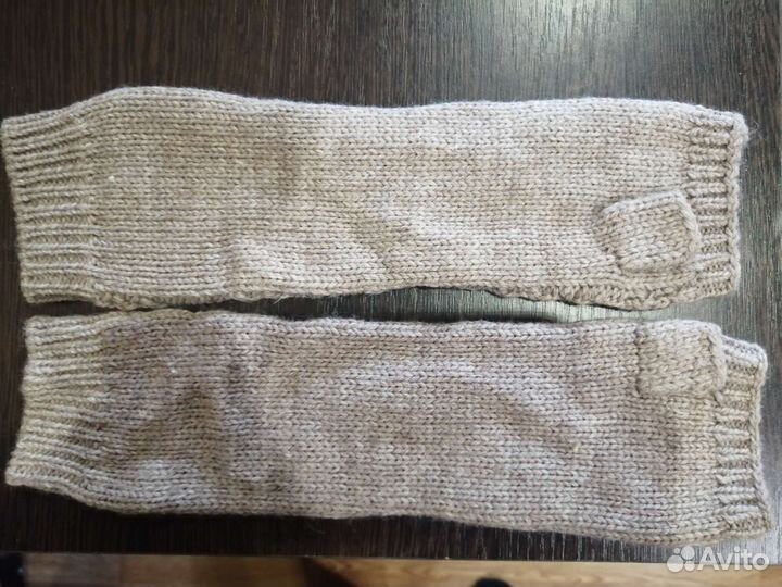 Перчатки митенки вязанные Accessories