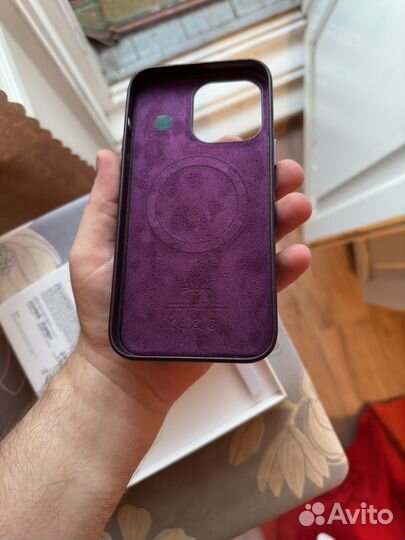 Крышка-чехол iPhone 14 Pro Max Learher Case