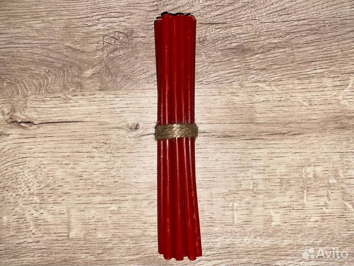 Свечи восковые цветные