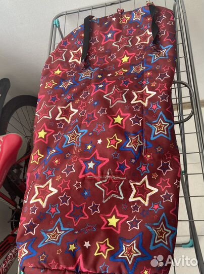 Зимний мешок в коляску санки